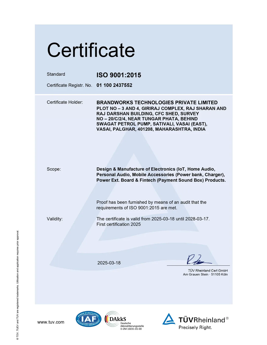 ISO 9001:2015