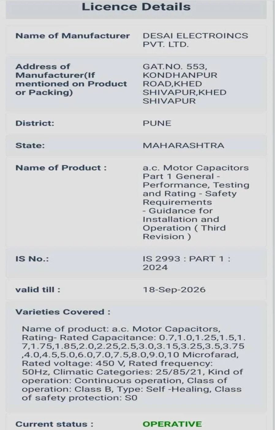 BIS Certification