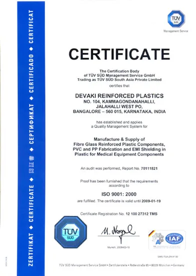 ISO 9001 : 2000