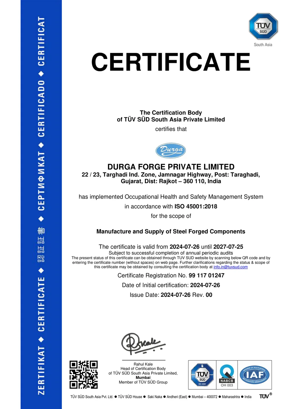 ISO 45001:2018