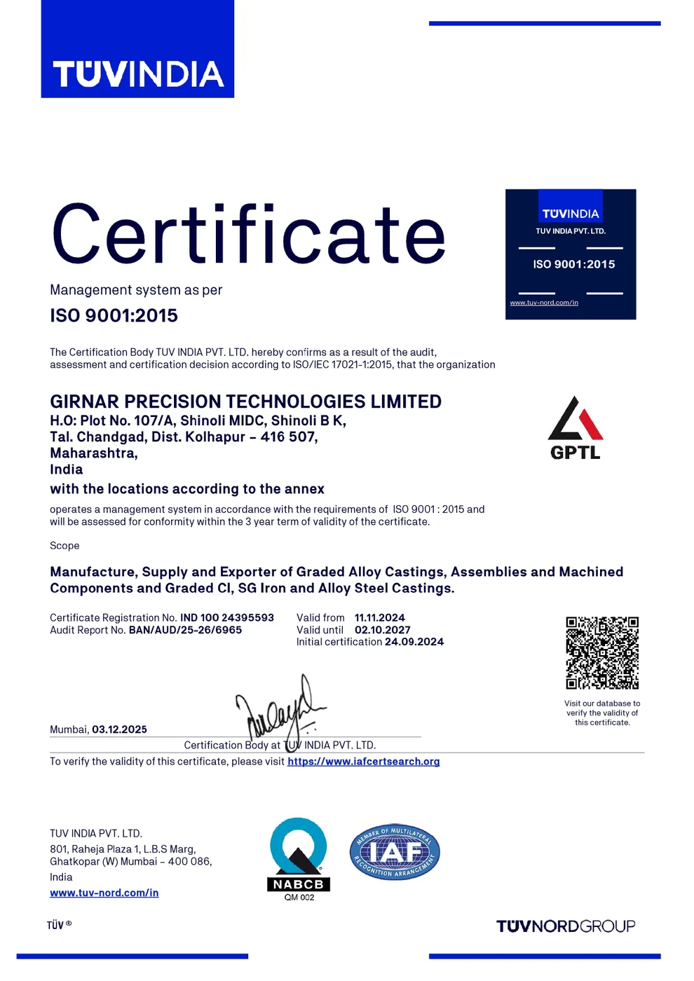 ISO 9001:2015