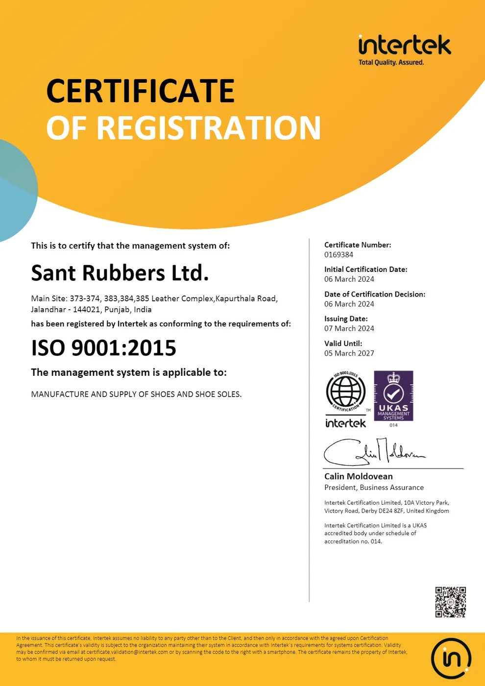 ISO 9001:2015