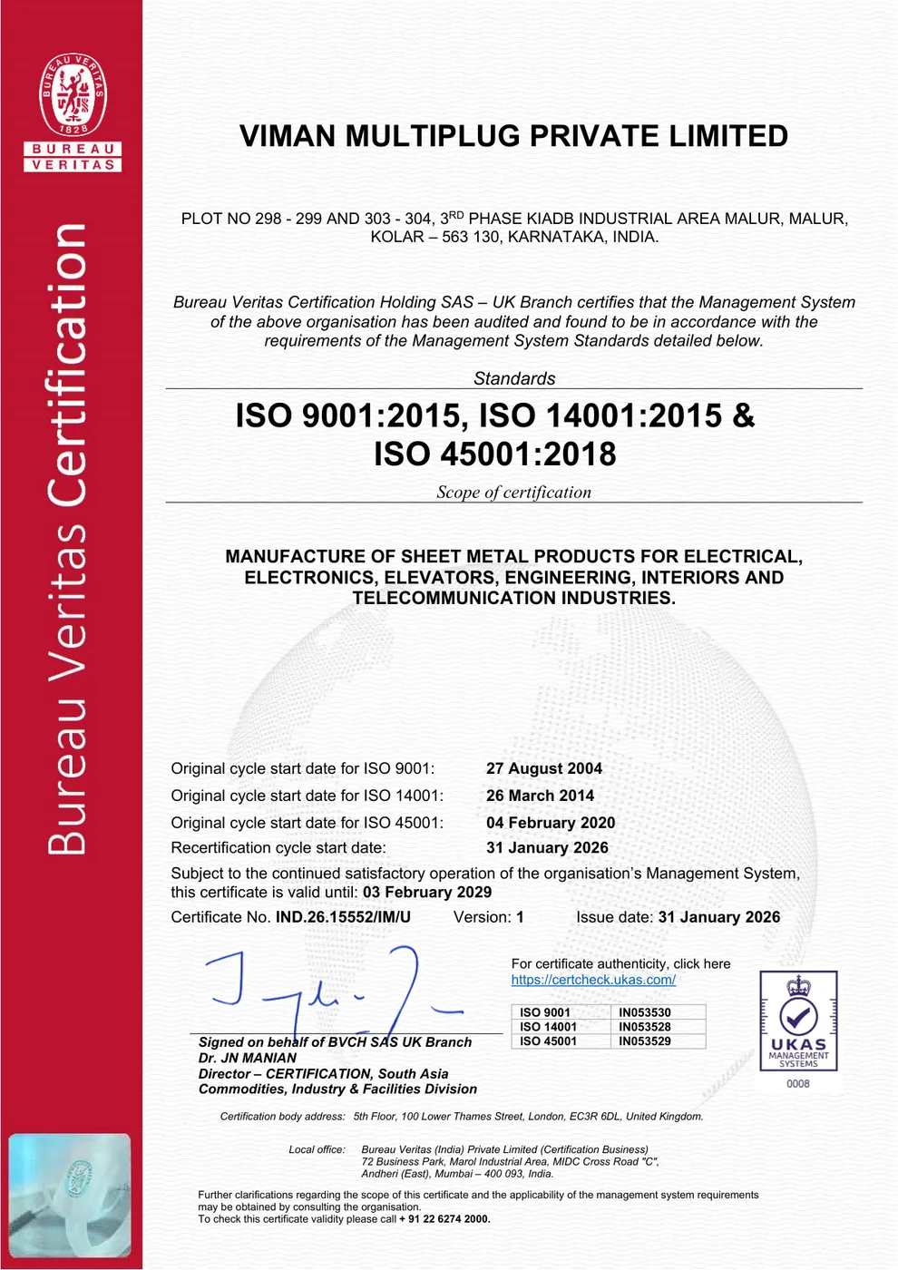 ISO 9001:2015