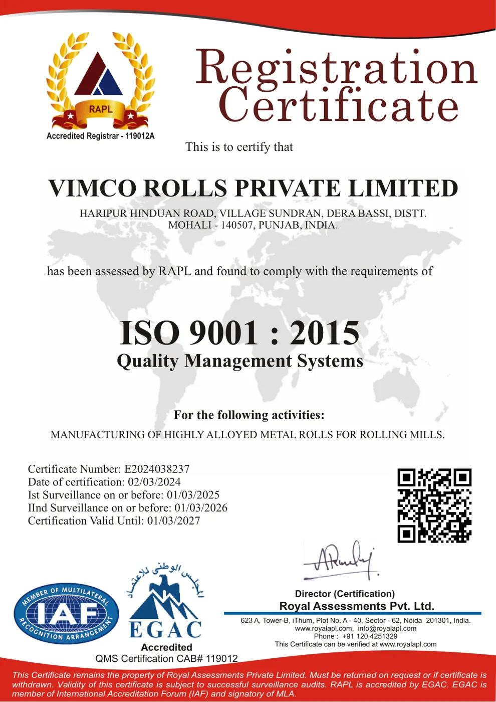 ISO 9001:2015