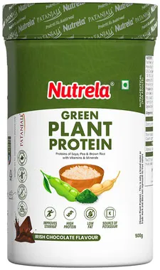 Patanjali Nutrela Green Plant Protein Powder Irish Chocolate