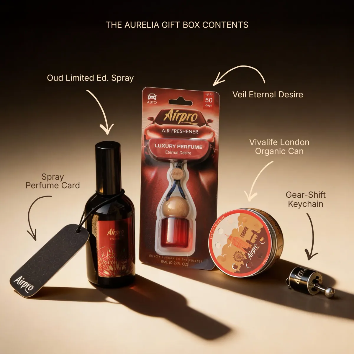 The Aurelia Car Fragrance Gift Box view 3