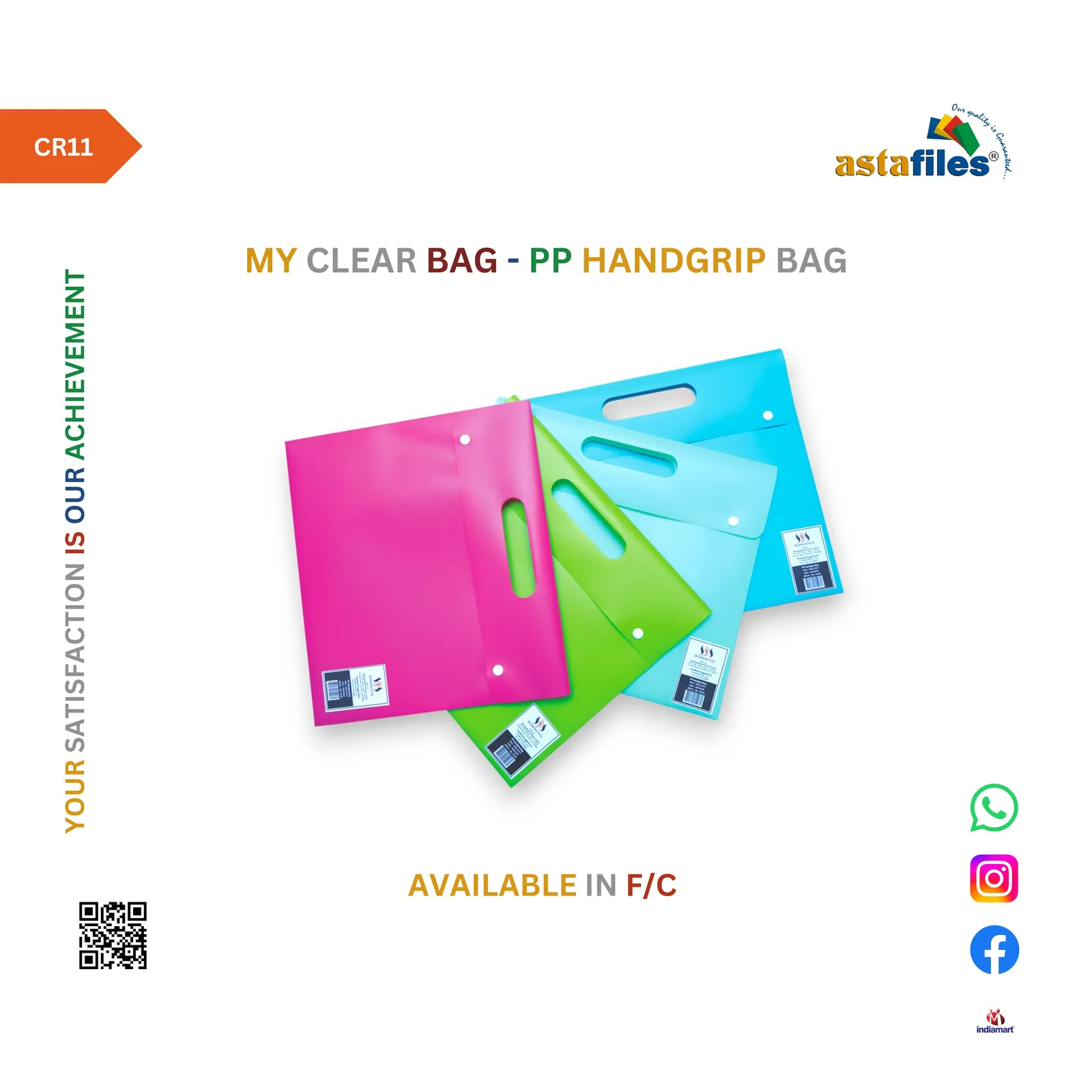 My Clear Bag PP Handgrip Bag (CR11)