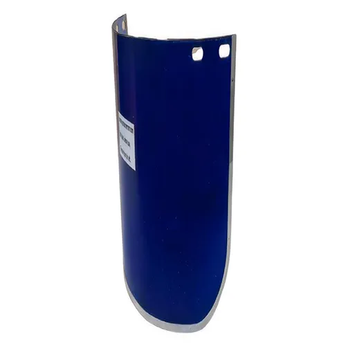 Polycarbonet Blue face shild glass