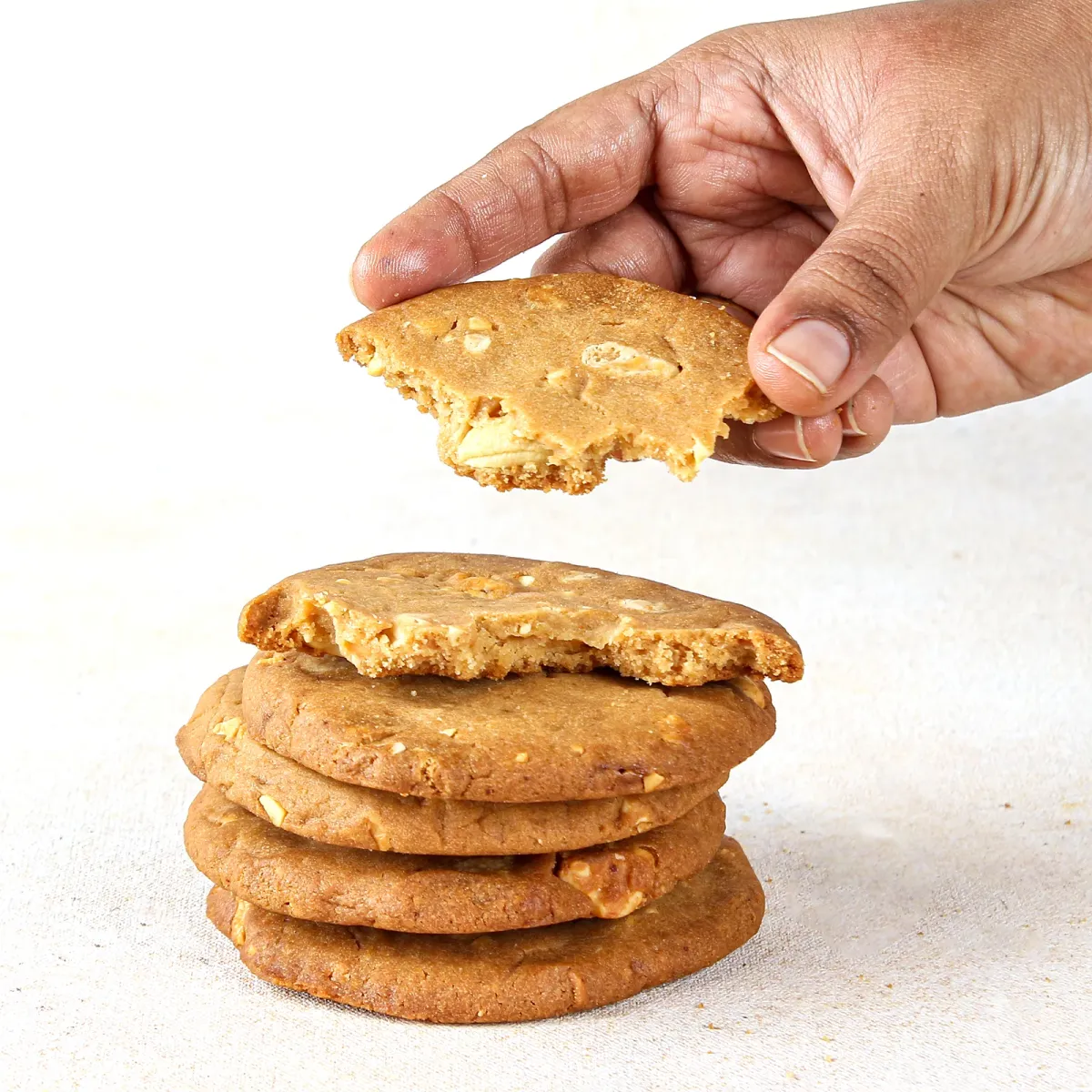 Caramel Cashew Cookies - Soft & Chewy
