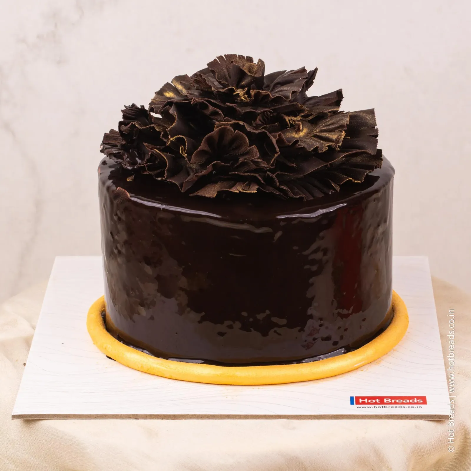 Chocolate Truffle Cake (Premium Exotic Tower Cake with Topper) view 2