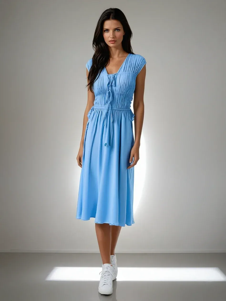 Ruched Maxi Dress view 2