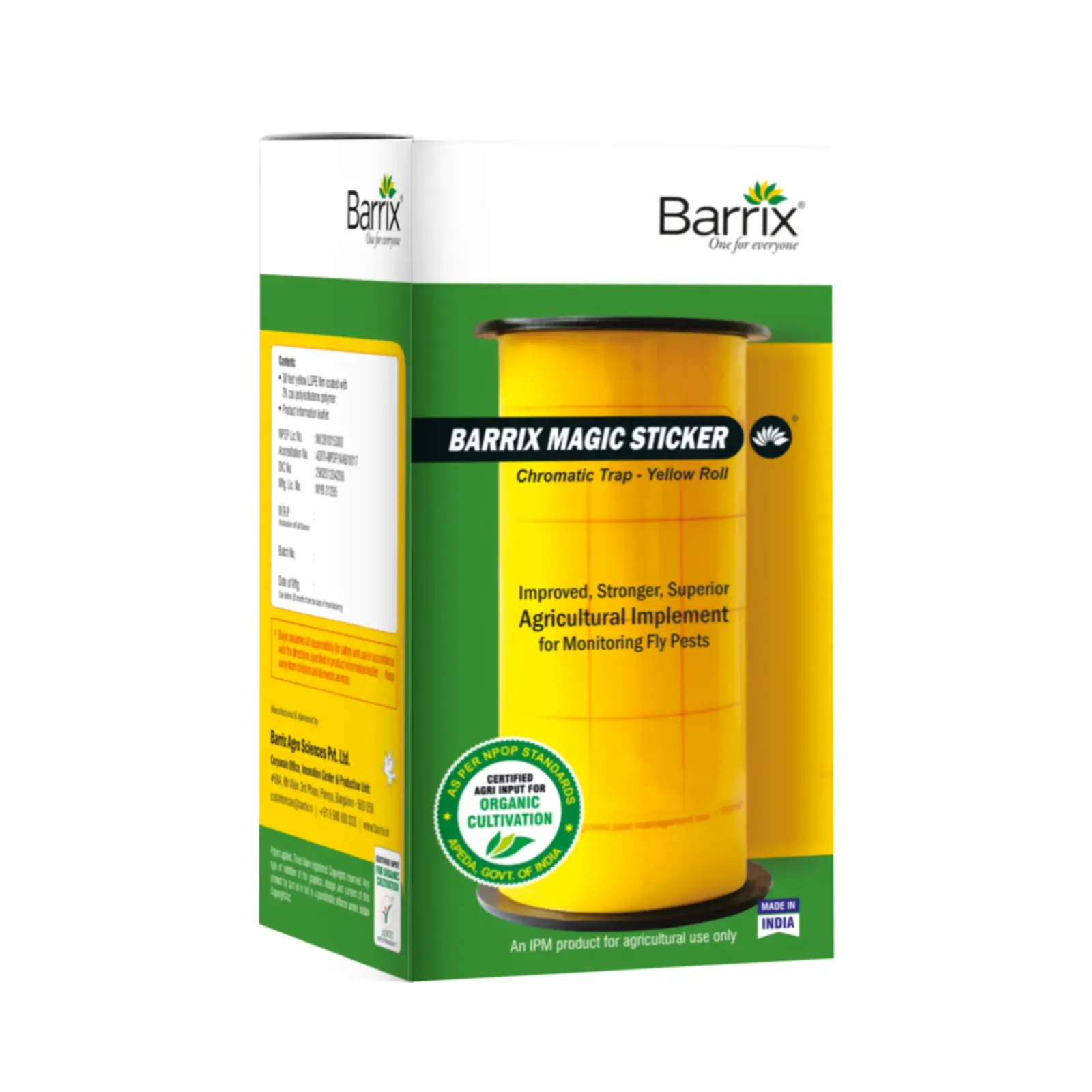 Barrix Magic Sticker – Chromatic Trap – Yellow Roll