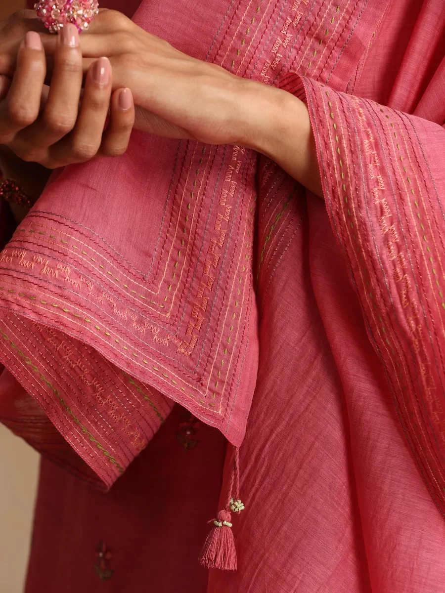 Rose Suit Set - Pink view 4