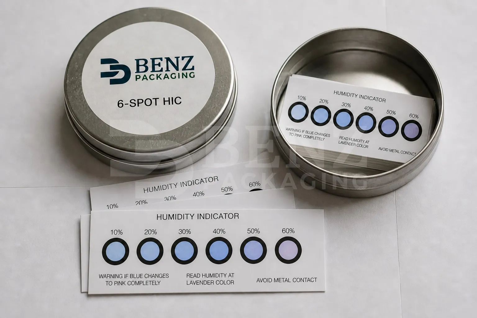 BENZPACK&trade; Humidity Indicator Cards