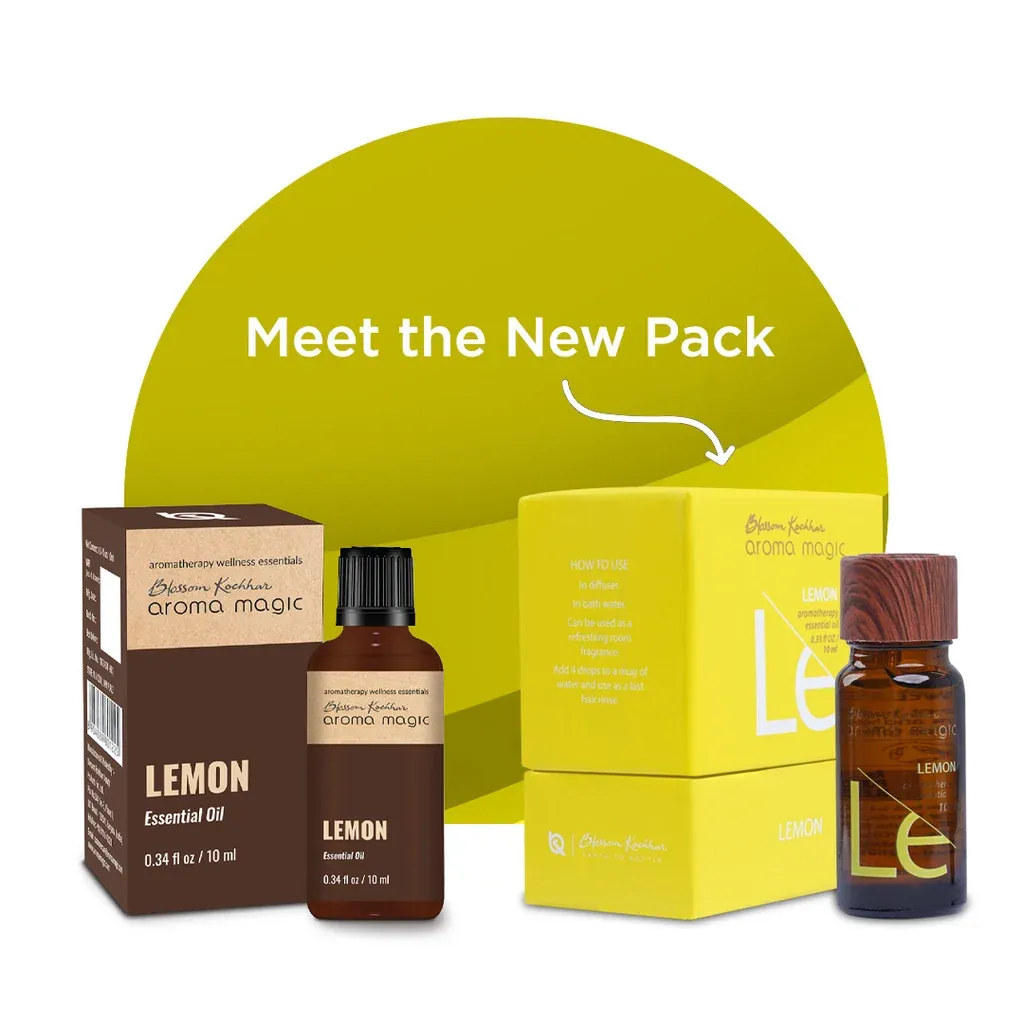 Lemon Essential Oil For Skin Glow & Ease Headaches
