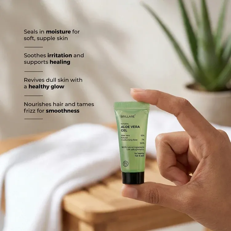 Mini Pure Aloe Vera Gel For Nourished Hair & Skin (20ml) view 3