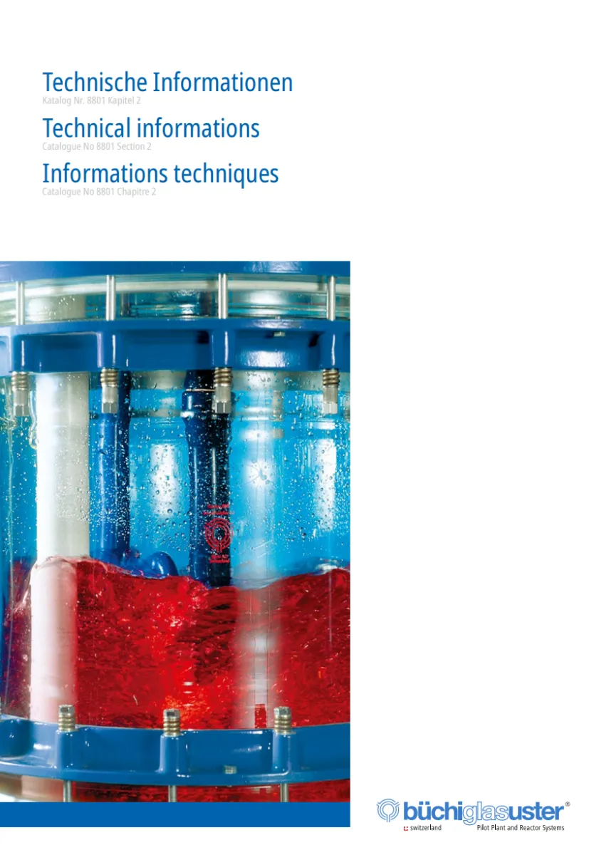 Technical information on glass equipment