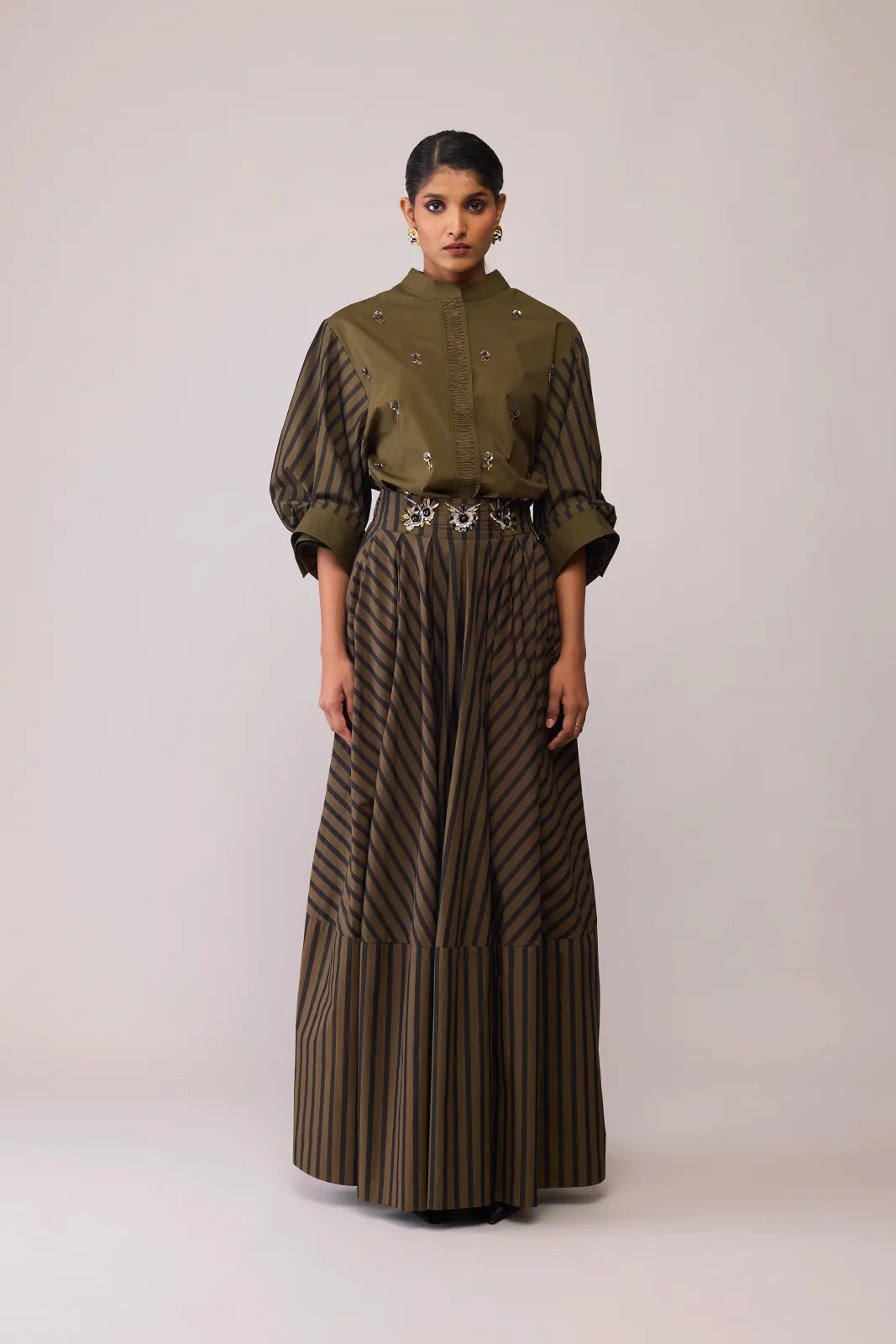 Fleur Skirt - Olive