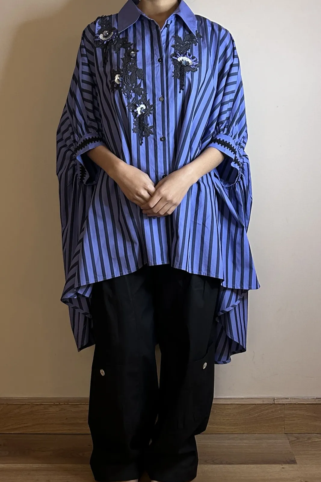 Manya - Blue Stripe