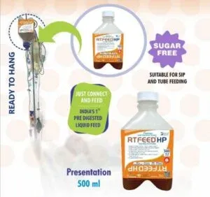 RT Feed HP® High peptides 500 ml- Mixed fruit Flavour, Sugar Free (Pack of 10 Bottles)