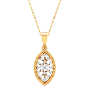 Fancy real diamond pendant