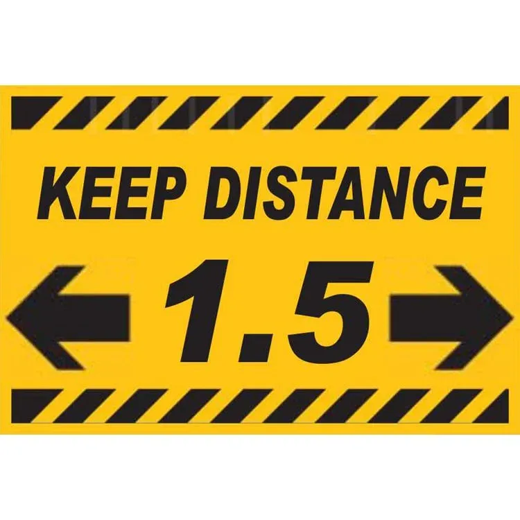 Keep Distance Signage