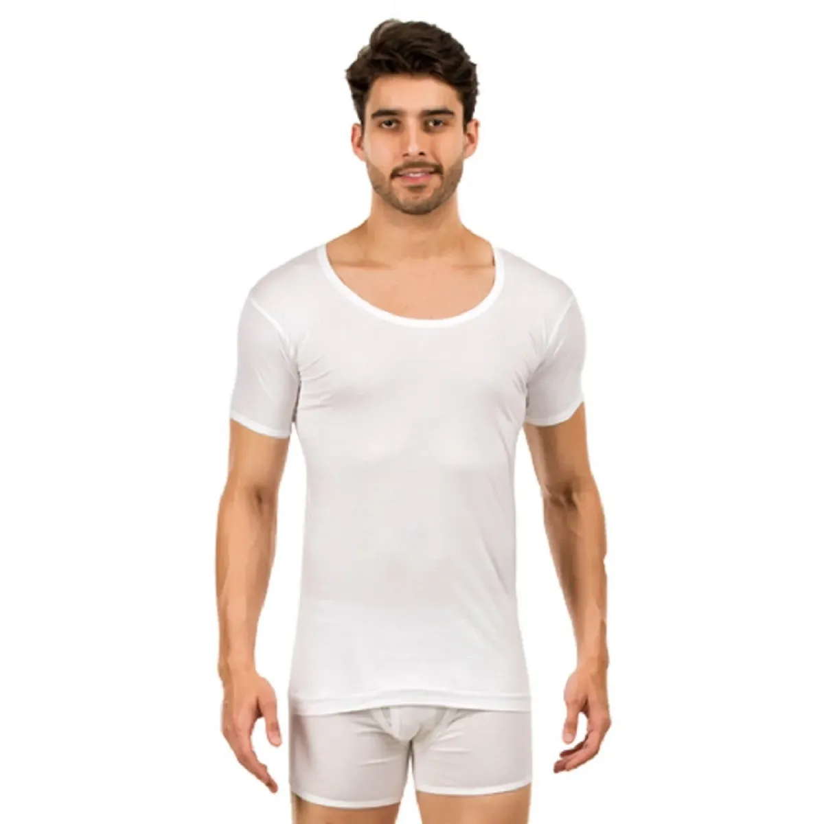 Alpha Half Sleeve Vest (Pack of 4) view 2