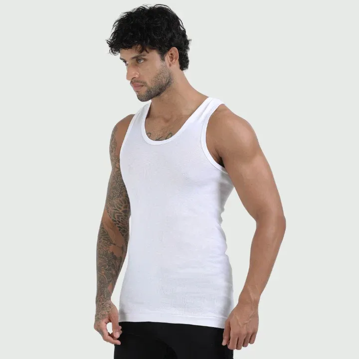 CA 302 Rib Sleeveless Vest RN view 2