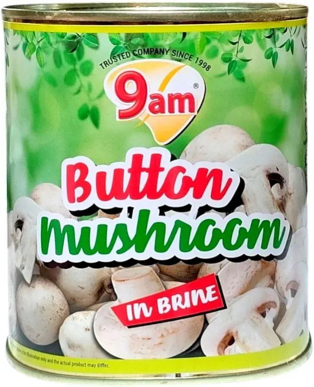 9am Button Mushroom view 2