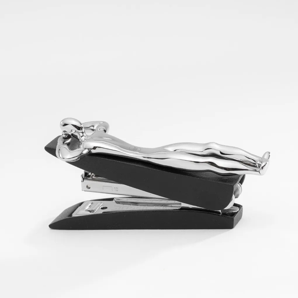 ID STAPLER – Unique Stapler for Office (Chromed Brass)