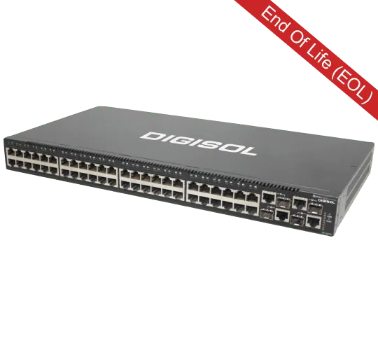DG-FS4528/DG-FS4552 – Digisol 24/48 Port Fast Ethernet Layer 2 Managed Switch with 4 Combo Ports