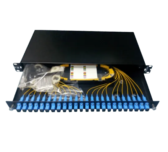 Digisol Channel SCS Fiber LIU Loaded Rackmount – Drawer Type- DGF-LSMDLSCP-4D-48T