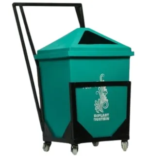 Dustbin with Trolley Wheel
