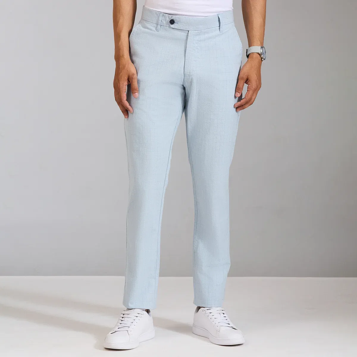 Duke Men Narrow Fit Casual Trouser (SDT4617Q)