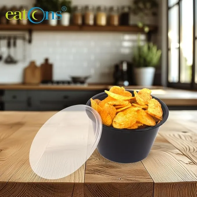Black Reuse Food Containers (1000ml)
