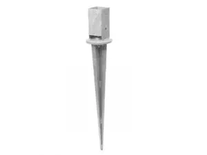 Fence Post Spike Adjustable for Square Wood Post