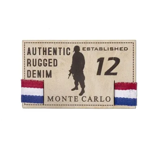 PU Label with Canvas Tape