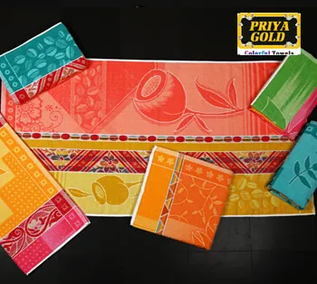 PriyaGold Towels Colorful Towels