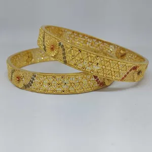 22 KT Gold Culcutti Bangle