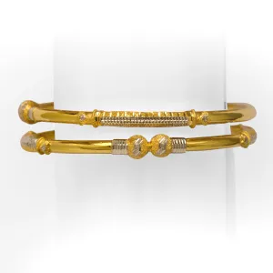916 yellow gold ball kadli
