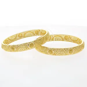 22kt filigree gold bangles