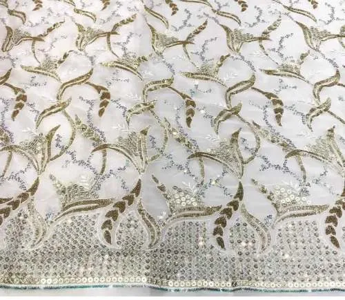 VISCOSE EMBROIDERED GEORGETTE WIDTH 58â€  view 4