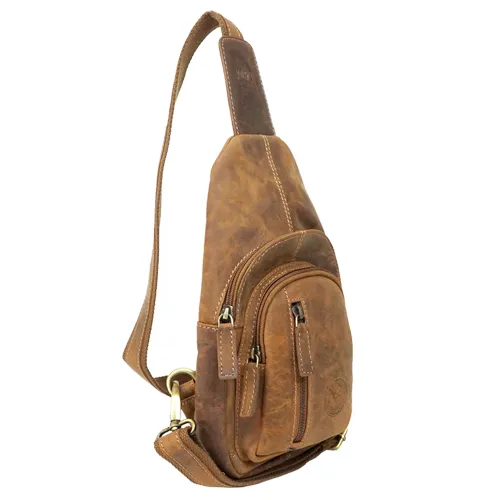 Hunter Leather Crossbody Bag