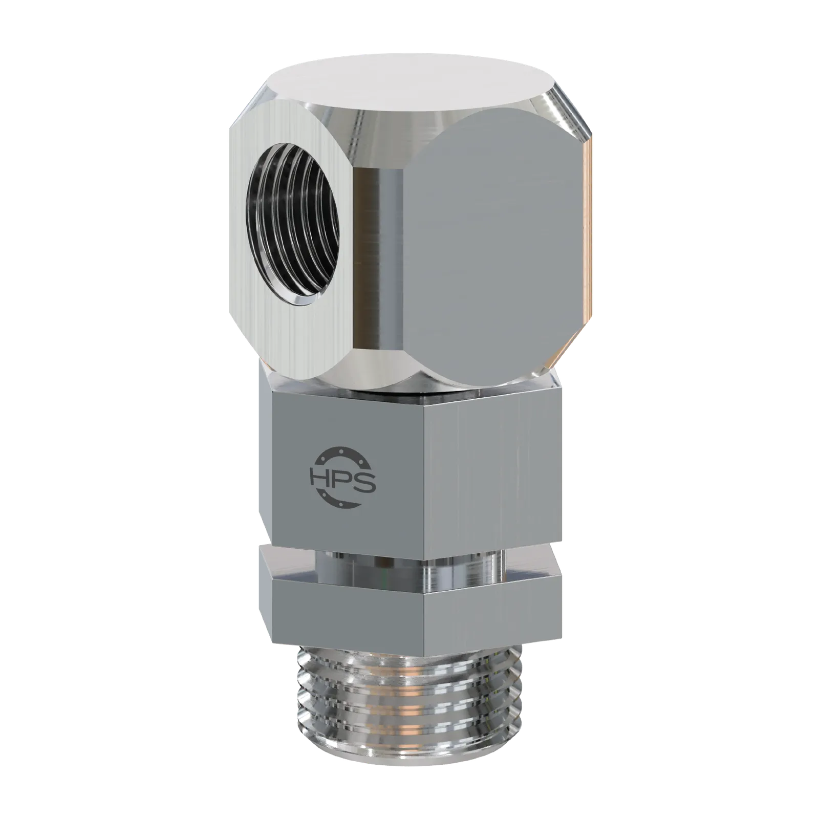 Male thread plug, 360° orientable for hose adaptor