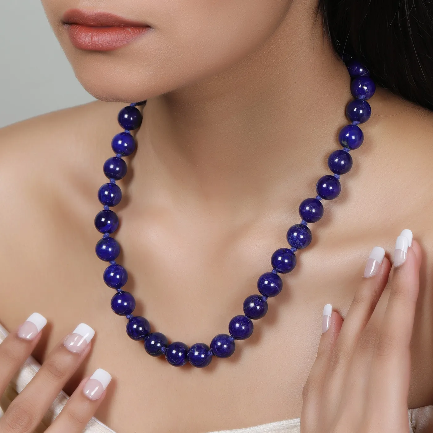 Lapis Lazuli Pirohee Necklace