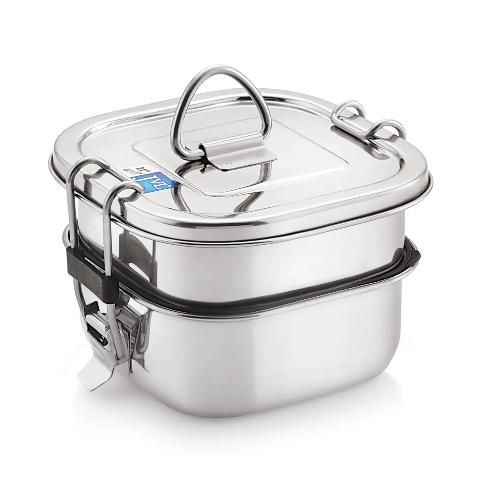 Customisable Name Square Leak Proof Lunch Box (Two Tier)