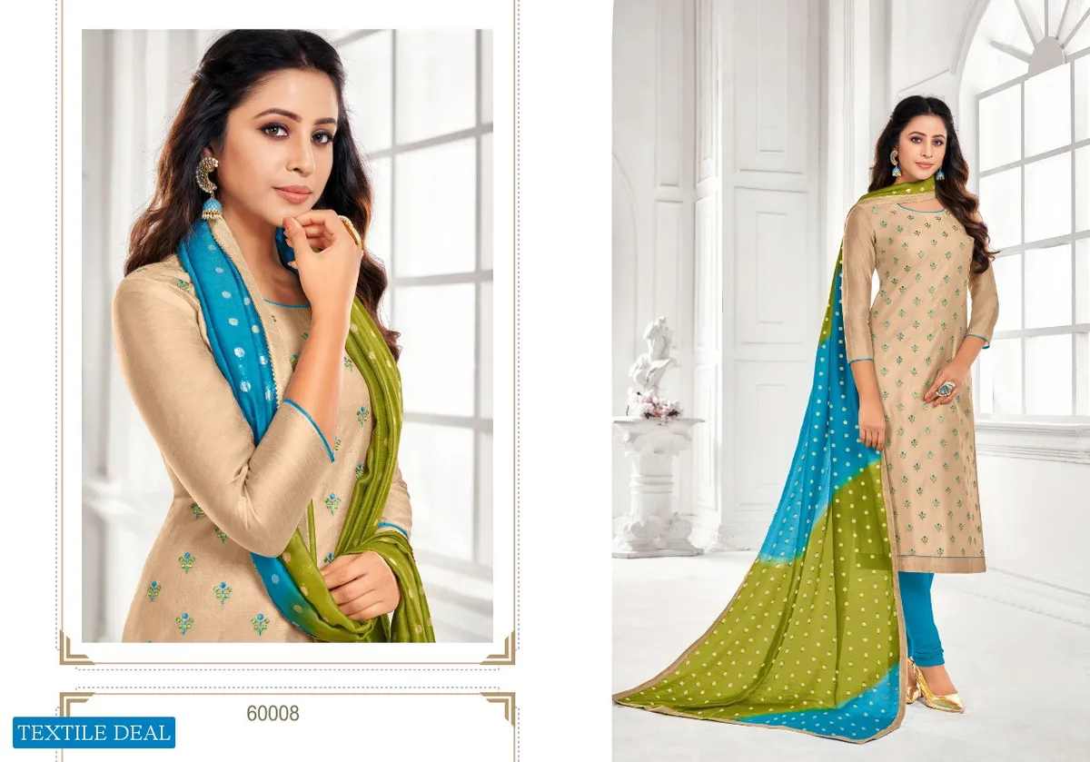 Kapil Tex Banarashi Silk Wholesale Dress Material view 4