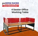 4 Seater Modular Office Workstation view 4