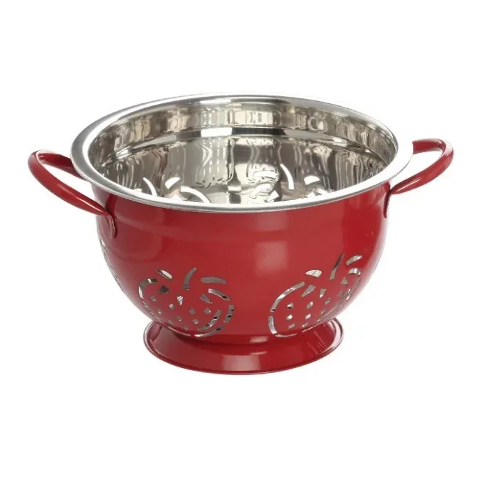 Colored German Colander with Tubular Handle