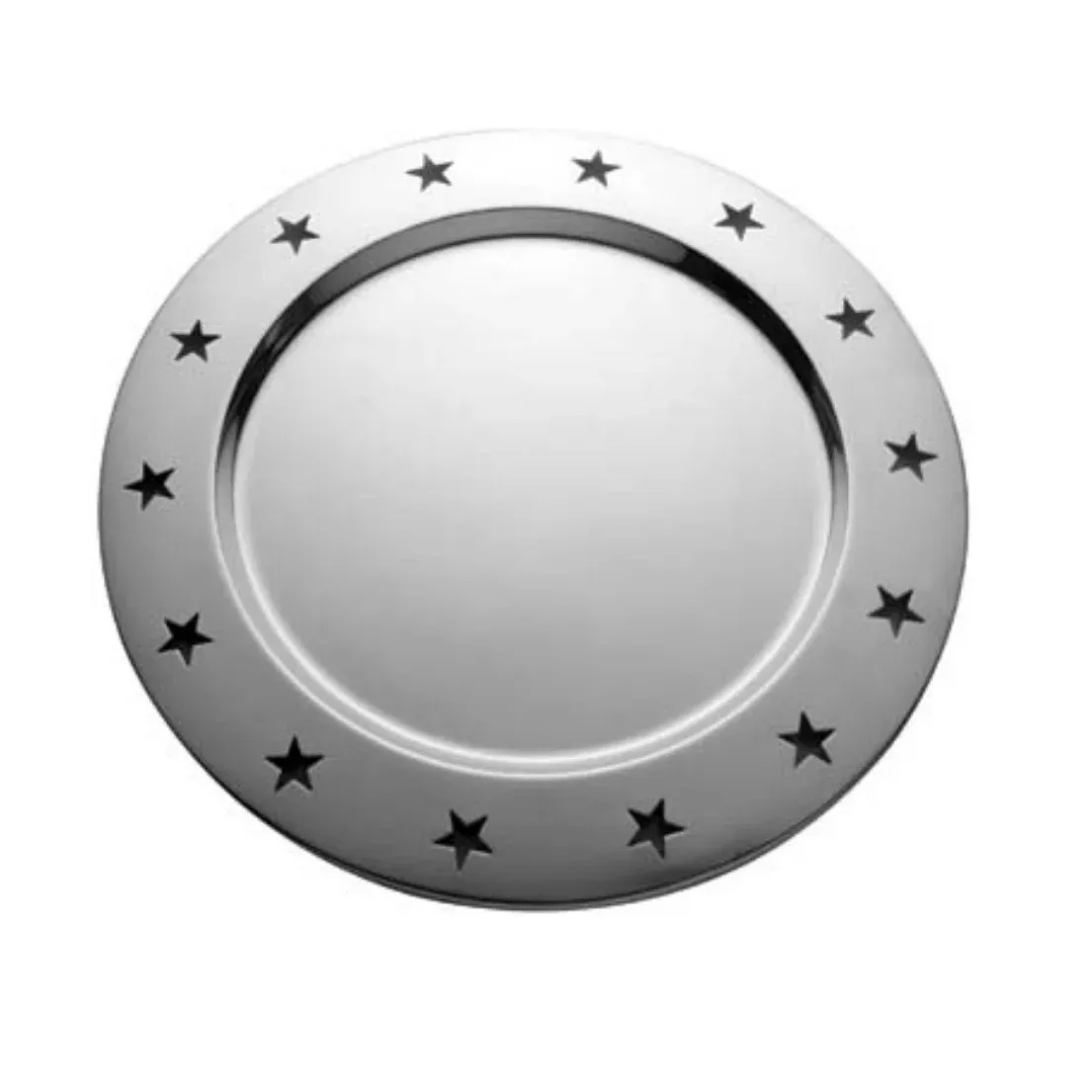 Charger Plate with Star Holes